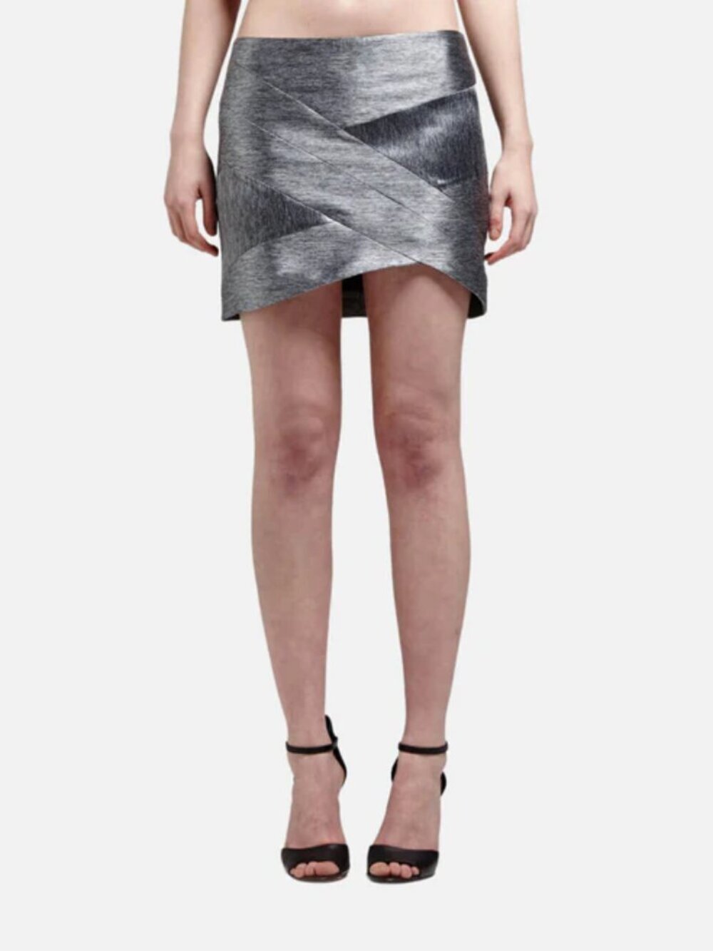 IRO Annabel Metallic Mini Skirt Size 38